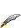 Invicon Iron Scimitar.png: Inventory sprite for Iron Scimitar in Minecraft as shown in-game with description: Iron Scimitar