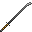 Invicon Steel Katana.png: Inventory sprite for Steel Katana in Minecraft as shown in-game with description: Steel Katana