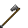 Invicon Steel Long Axe.png: Inventory sprite for Steel Long Axe in Minecraft as shown in-game with description: Steel Long Axe