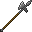 Invicon Steel Halberd.png: Inventory sprite for Steel Halberd in Minecraft as shown in-game with description: Steel Halberd
