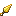 Invicon Gold Kunai.png: Inventory sprite for Gold Kunai in Minecraft as shown in-game with description: Gold Kunai