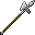 Invicon Iron Halberd.png: Inventory sprite for Iron Halberd in Minecraft as shown in-game with description: Iron Halberd
