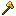 Invicon Golden Axe.png: Inventory sprite for Golden Axe in Minecraft as shown in-game with description: Golden Axe When in Main Hand:  7 Attack Damage  1 Attack Speed