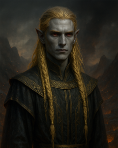 Noble Male Ash Elf Portrait