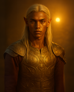 Male Summer Sun Elf Portrait