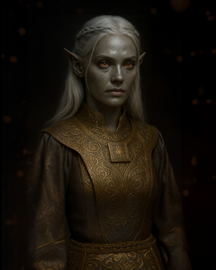 Young Female Ash Elf Portrait